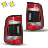 VehicleAid Taillights For 2019-2024 Dodge Ram 1500 Black